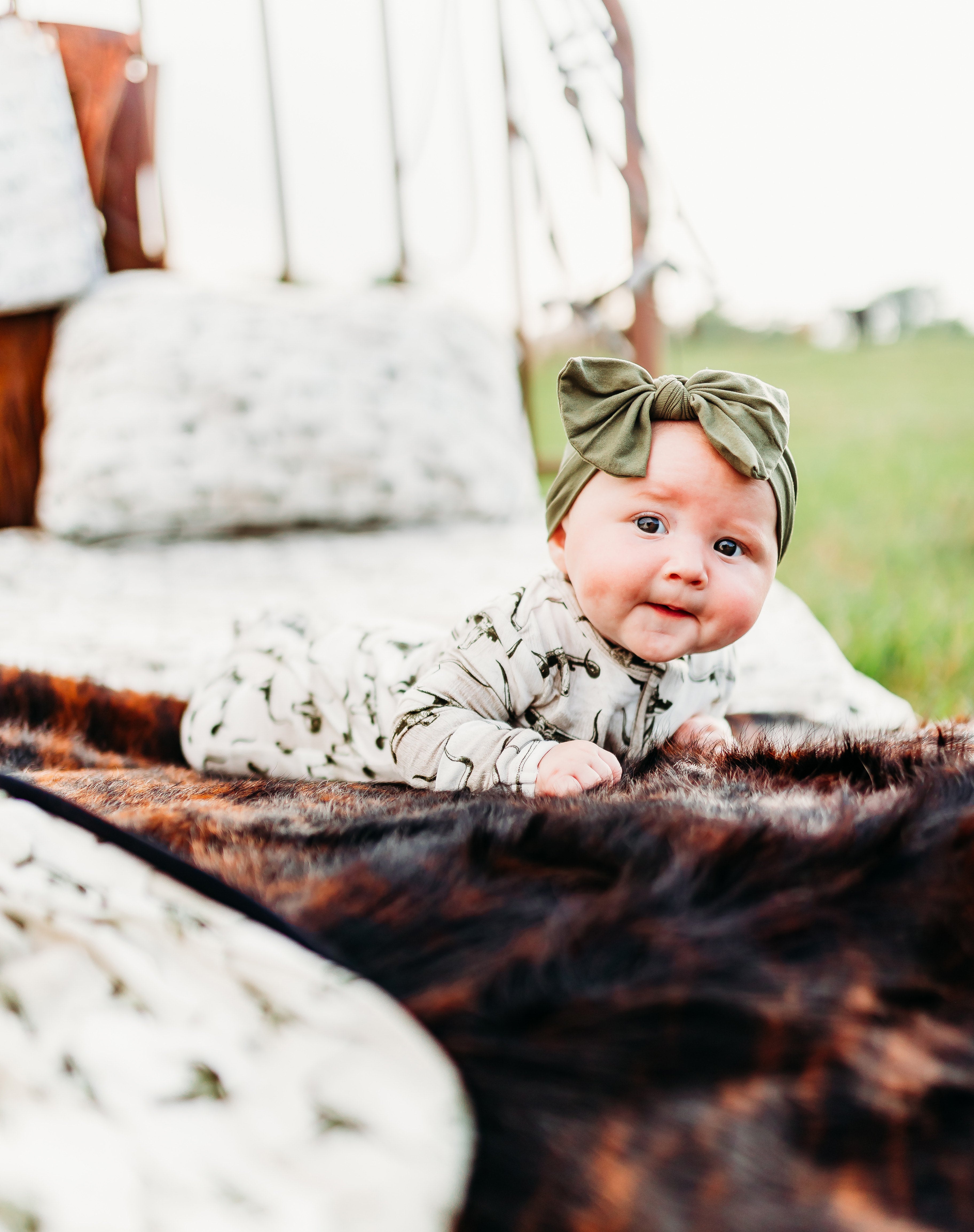 Longhorn Family Album Footie One Piece