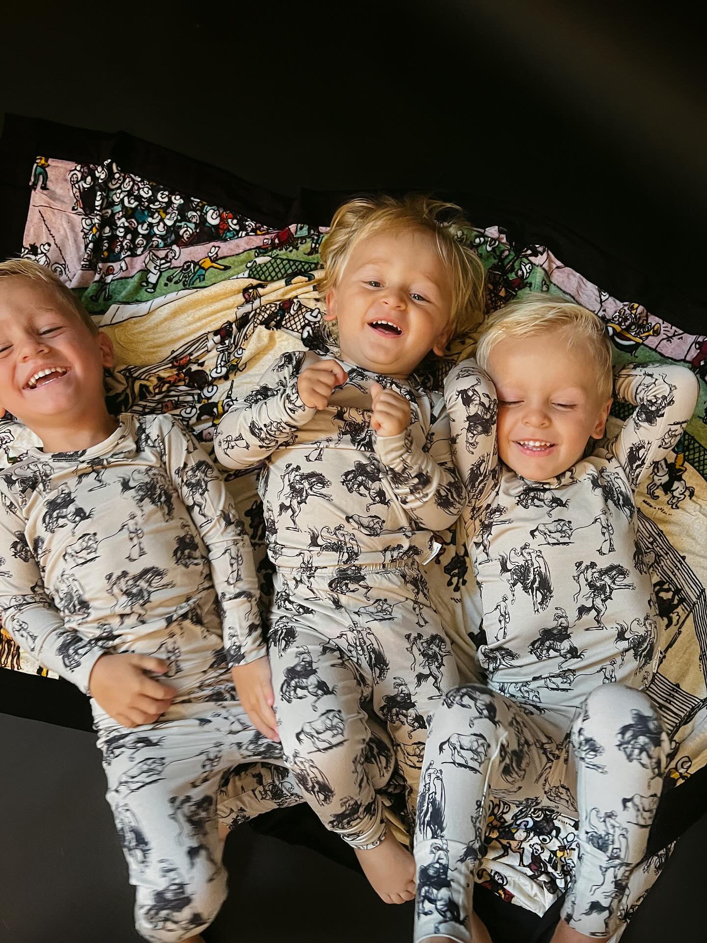 Bronc Lessons Long Sleeve Pajamas
