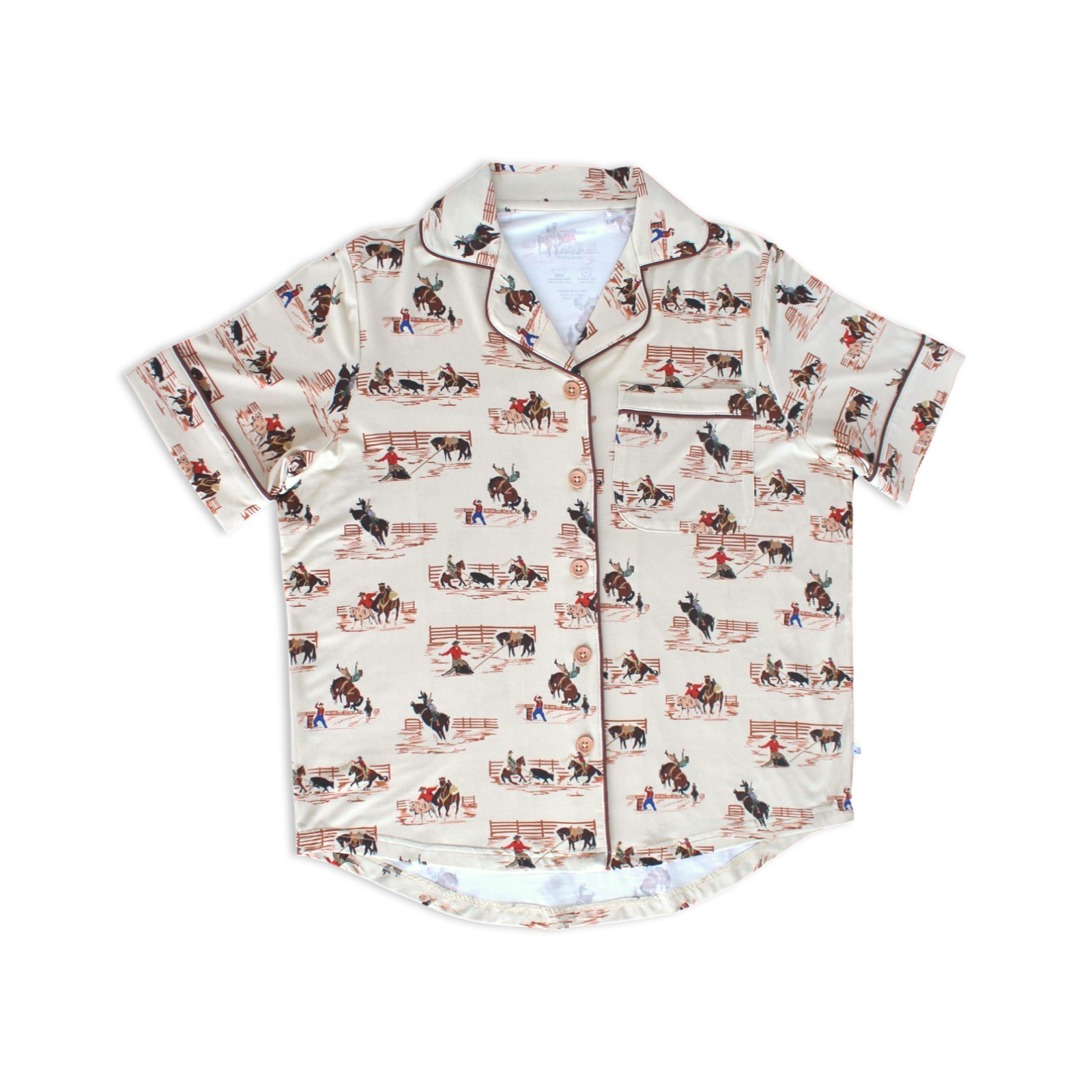 Prescott Short Sleeve + Ruffle Shorts Women's Lounge