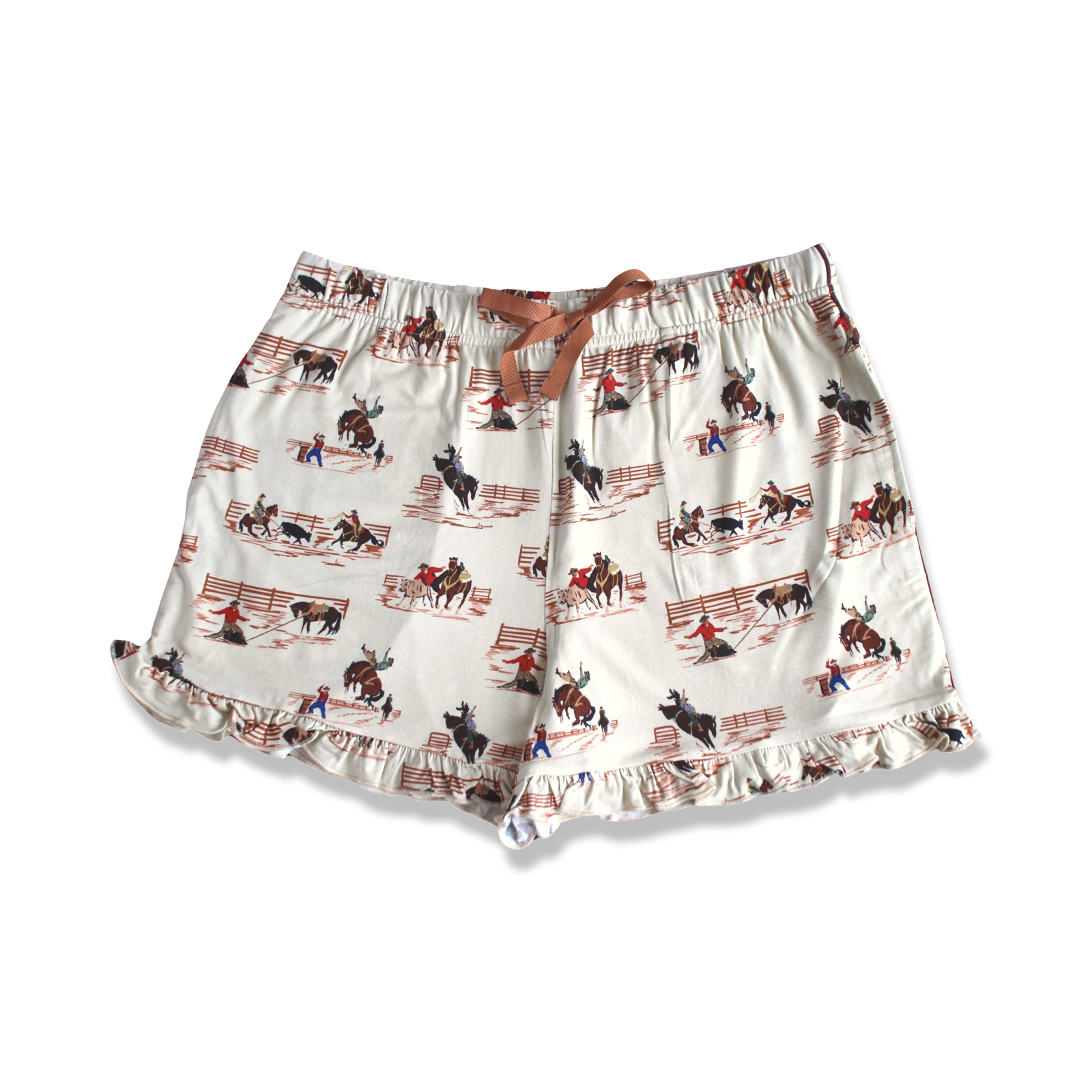 Prescott Short Sleeve + Ruffle Shorts Women's Lounge