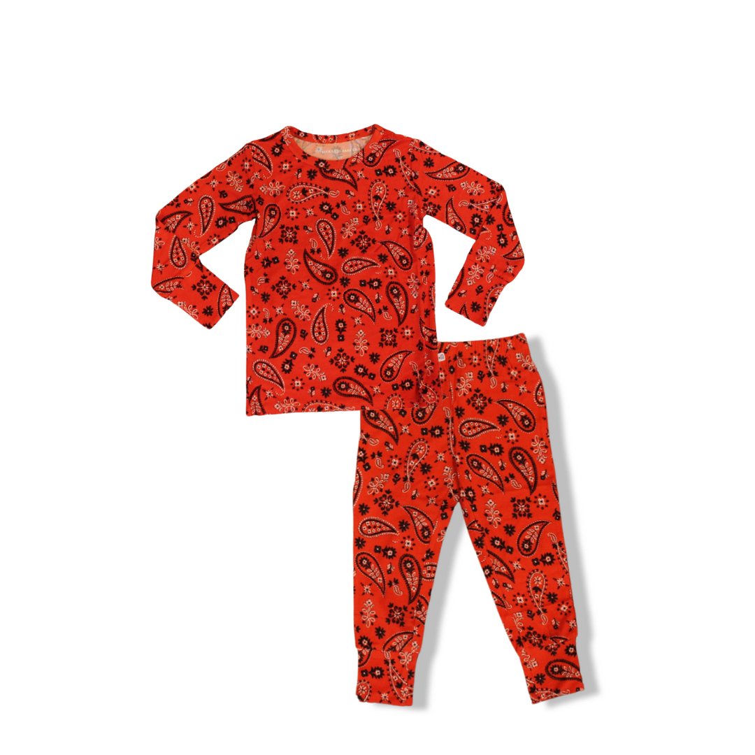 Paisley Long Sleeve Pajamas
