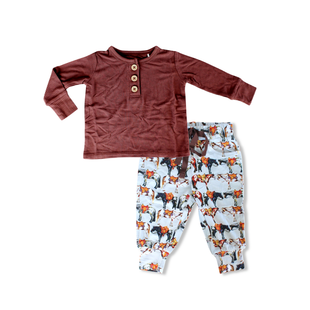 Huxley Long Sleeve Jogger Set