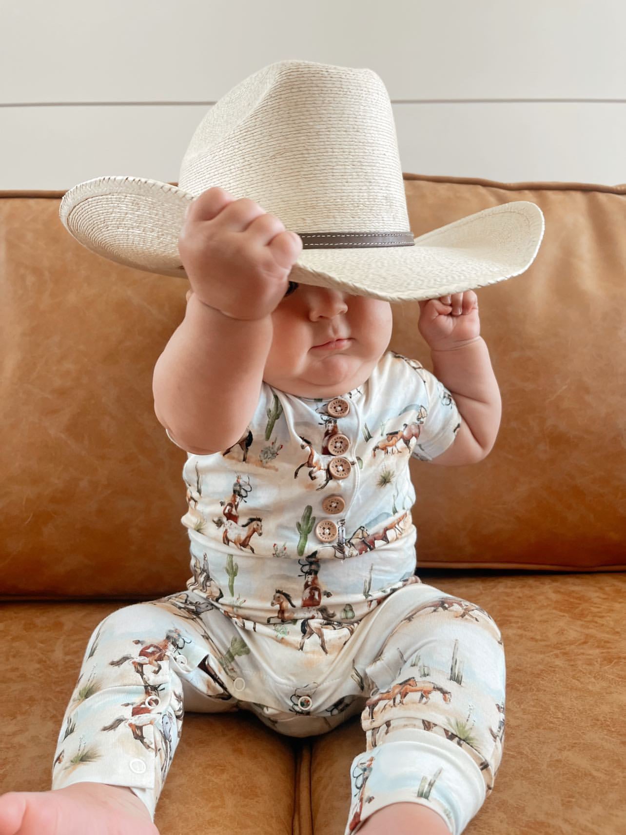 Amarillo Short Sleeve Henley Romper