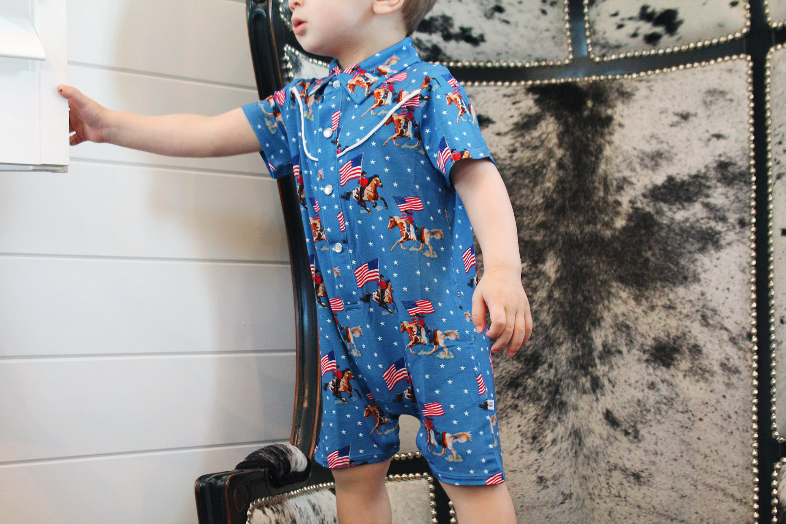 Gallup Short Sleeve Collared Shortalls