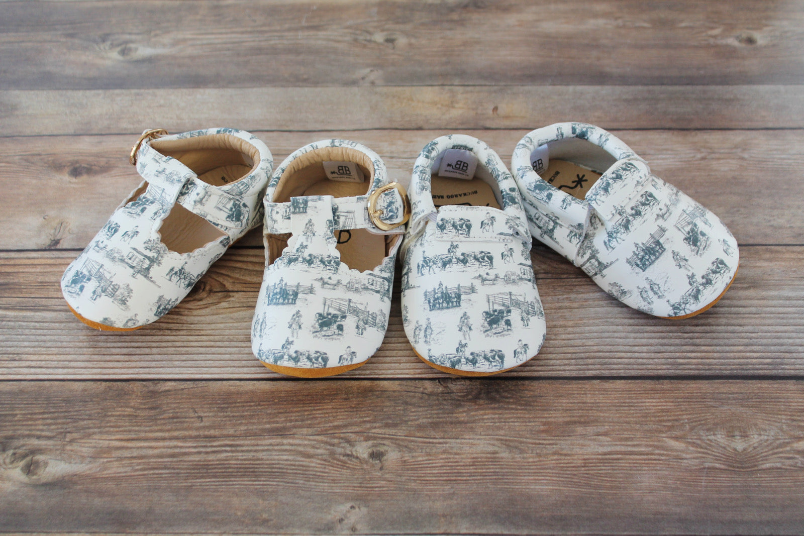 Mineola T-Bar Moccasins