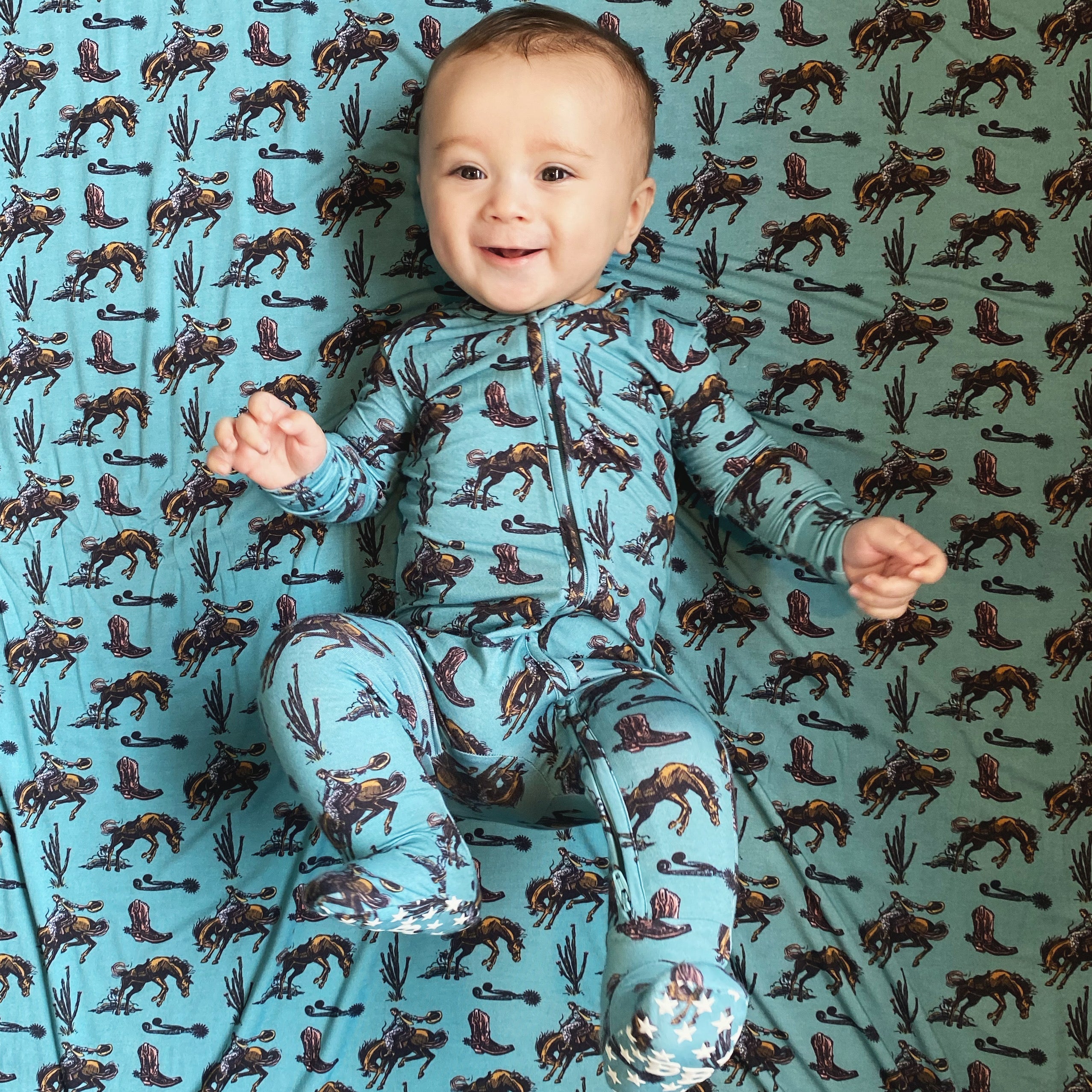 Bronc & Colton Calf Blanket