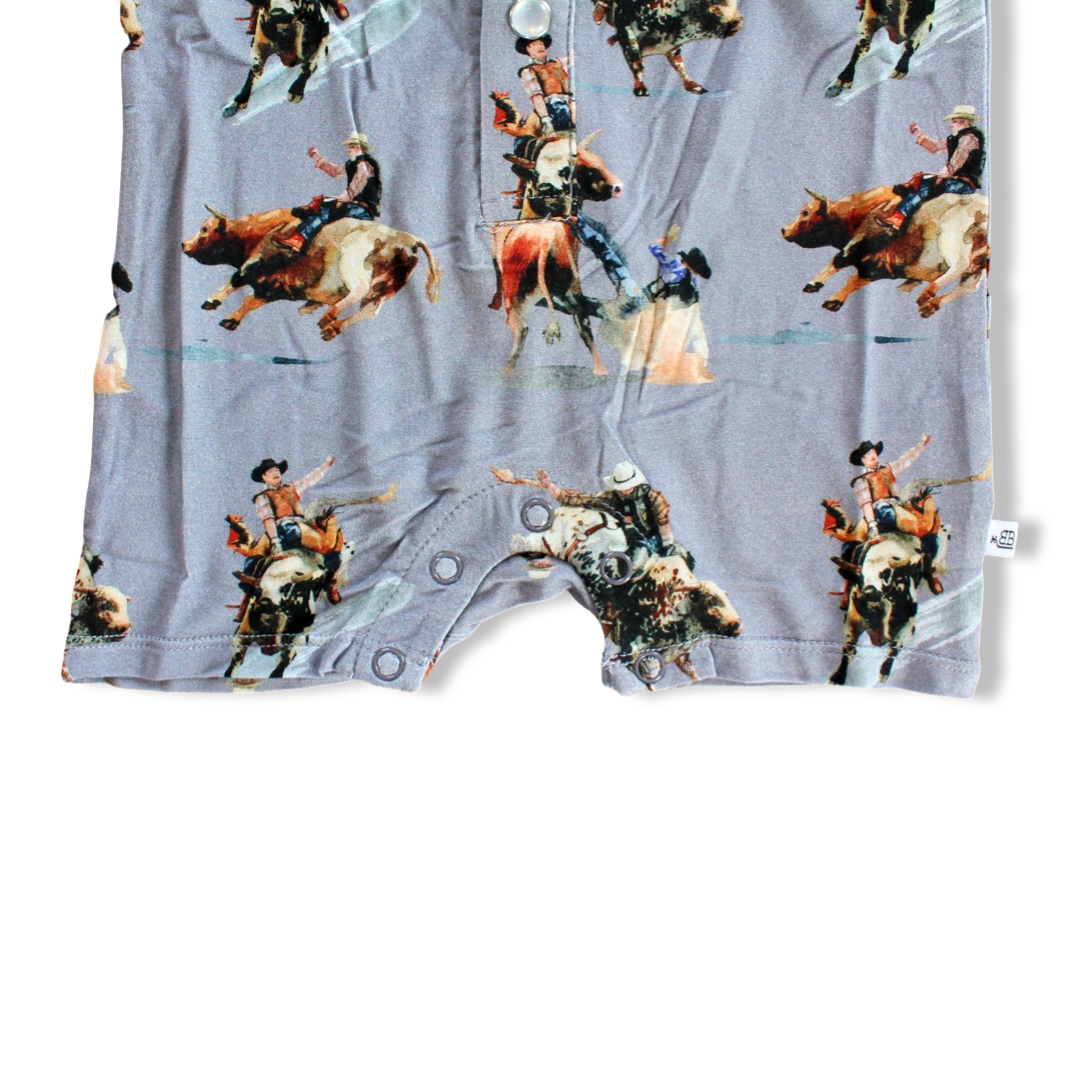 Laredo Short Sleeve Collared Shortalls