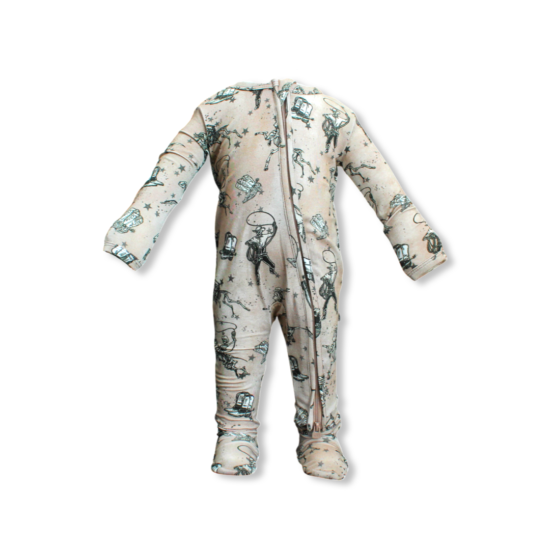 Galveston Zipper Footie One Piece
