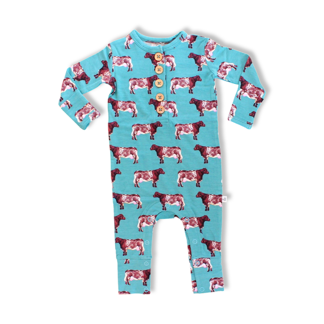 Jacksboro Long Sleeve Henley Romper