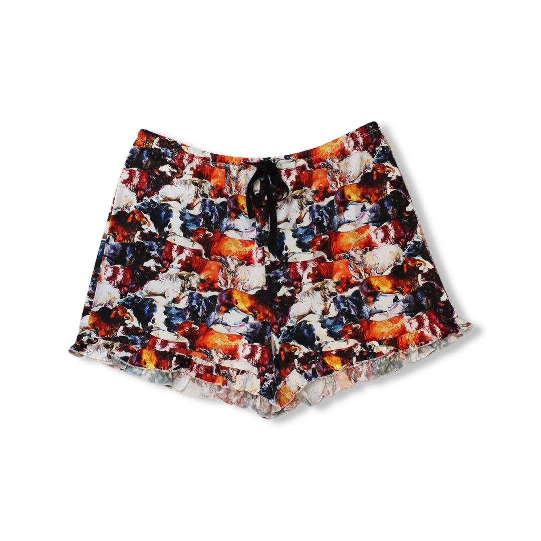 Clyde Short Sleeve + Ruffle Short Women's Lounge