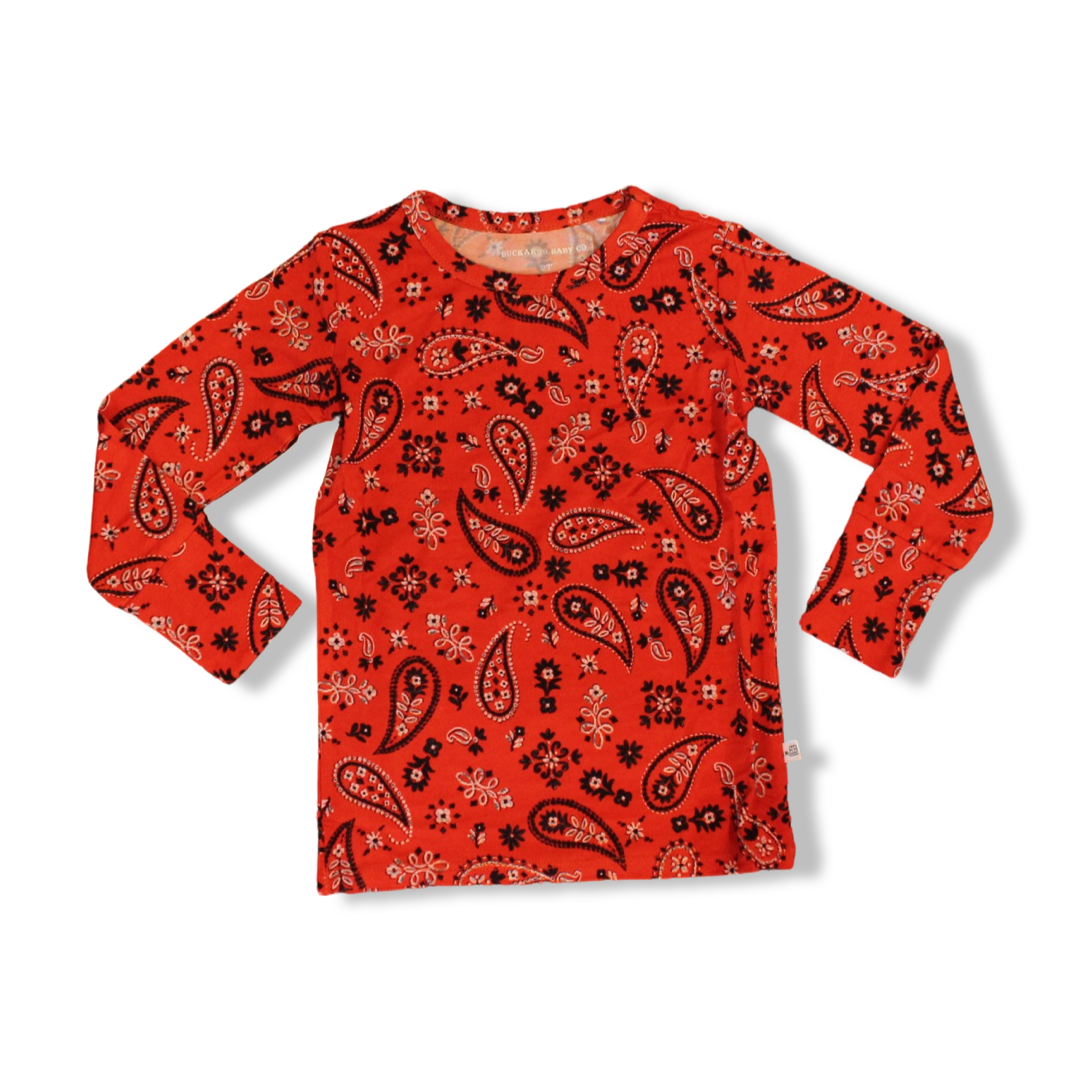 Paisley Long Sleeve Pajamas