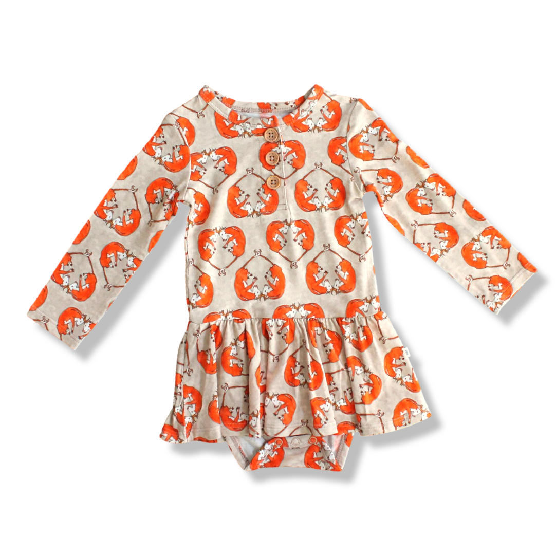 Huxford Hereford Twirl Skirt Bodysuit