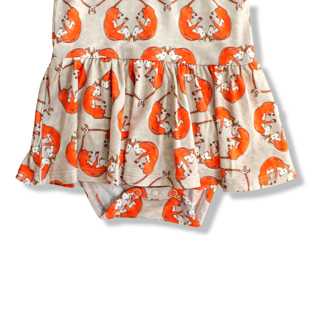 Huxford Hereford Twirl Skirt Bodysuit