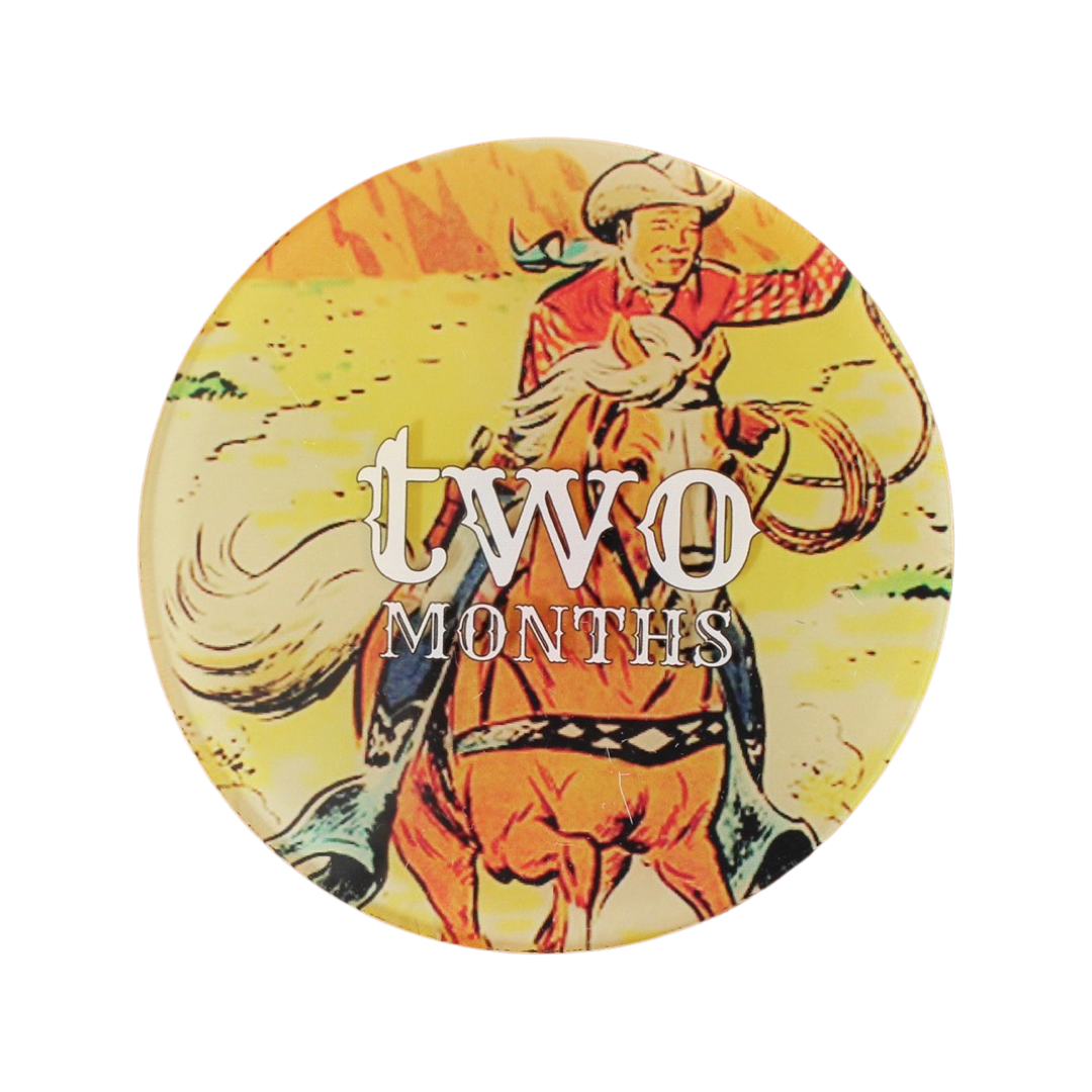 Western Acrylic Monthly Milestone Cards