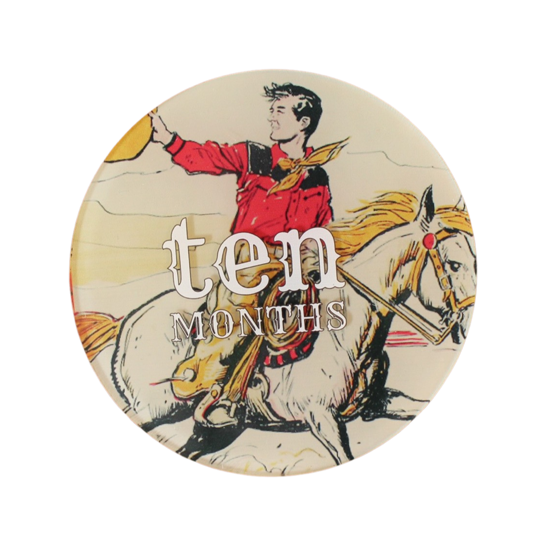 Western Acrylic Monthly Milestone Cards