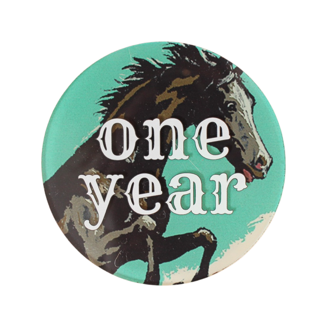 Western Acrylic Monthly Milestone Cards