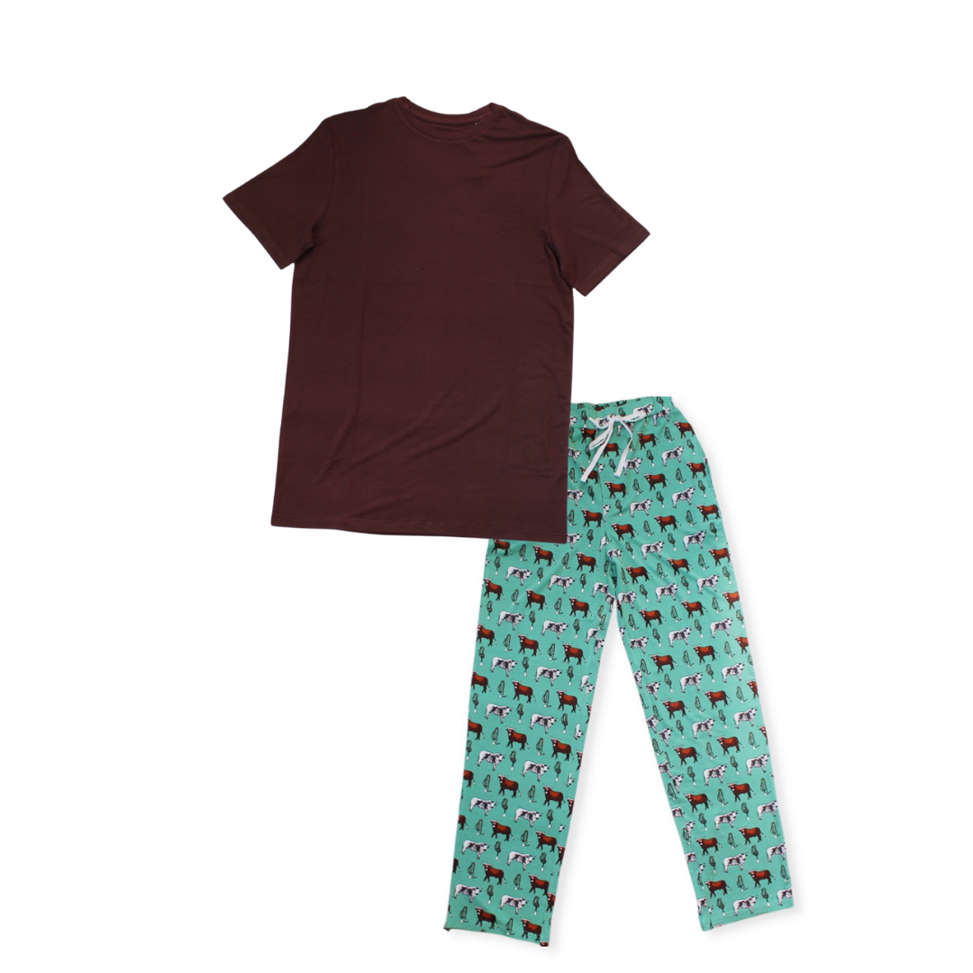 FINAL SALE - Stephenville Men's Short Sleeve Loungewear