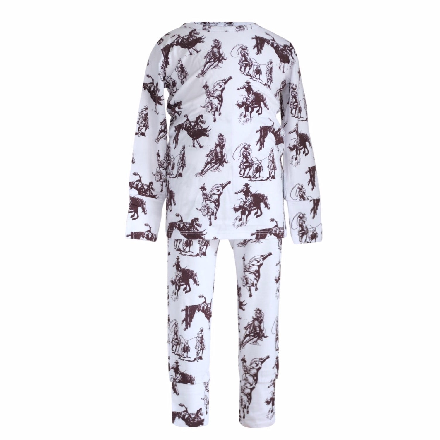 Rodeo Toile Long Sleeve Pajamas
