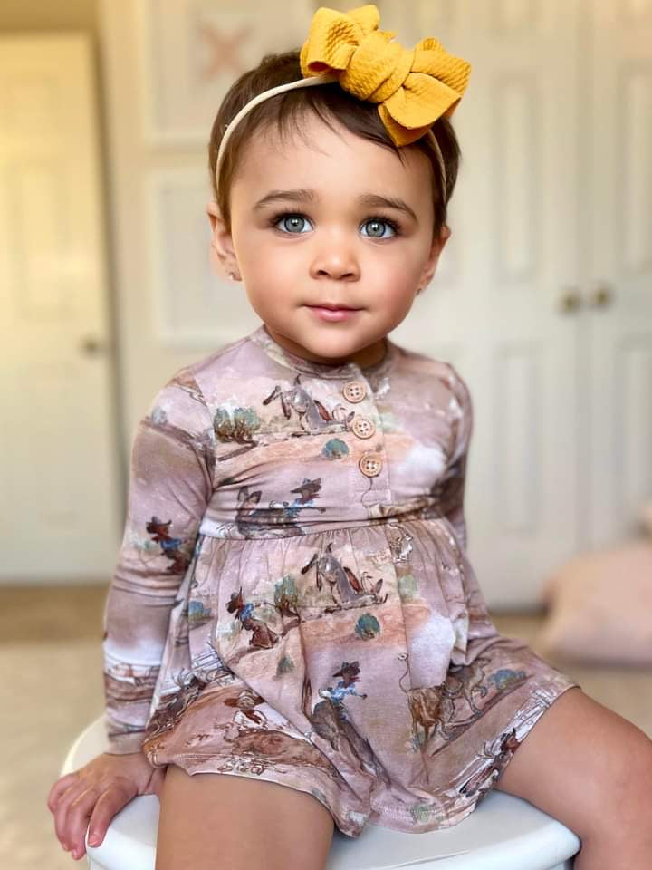 Samuel CB Henley Ruffled Bummie Set