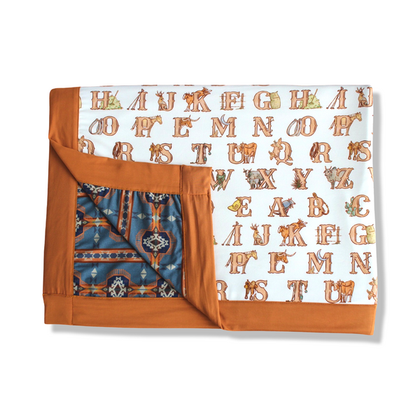 Western Alphabets + Knox Yearling Blanket