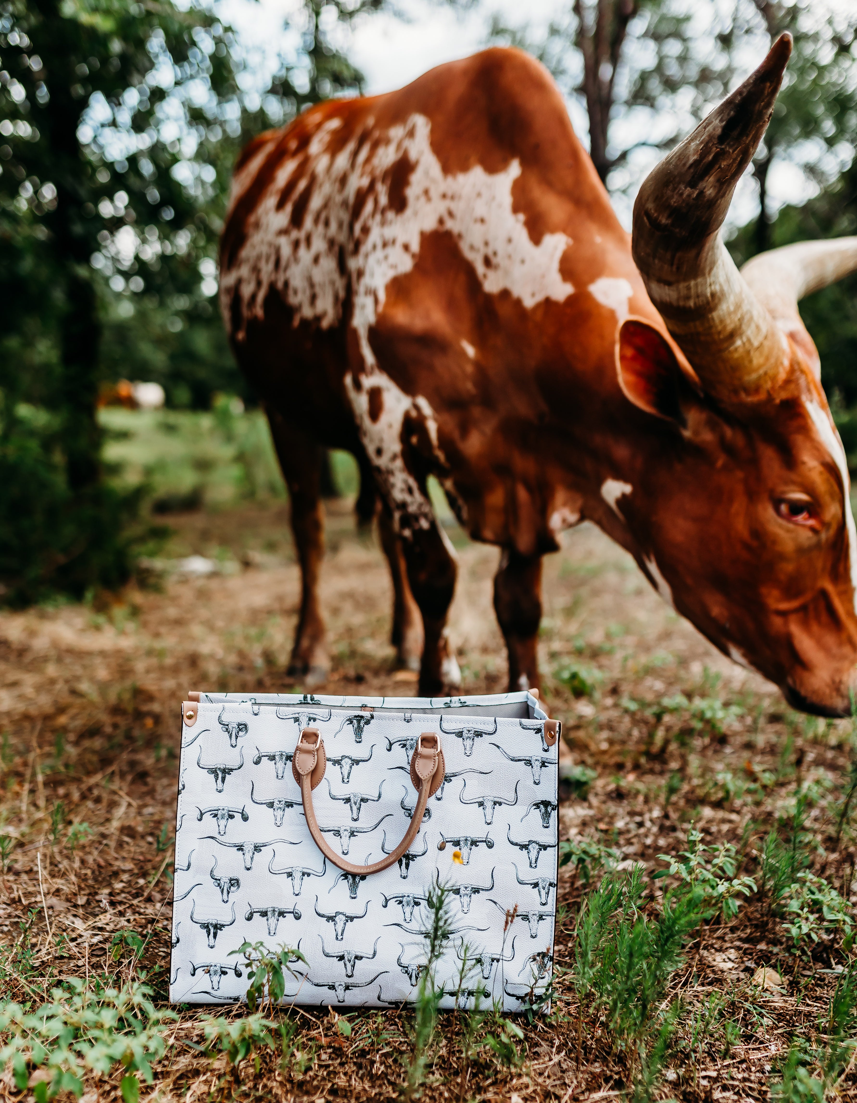 Longhorn Family Album Tote GM