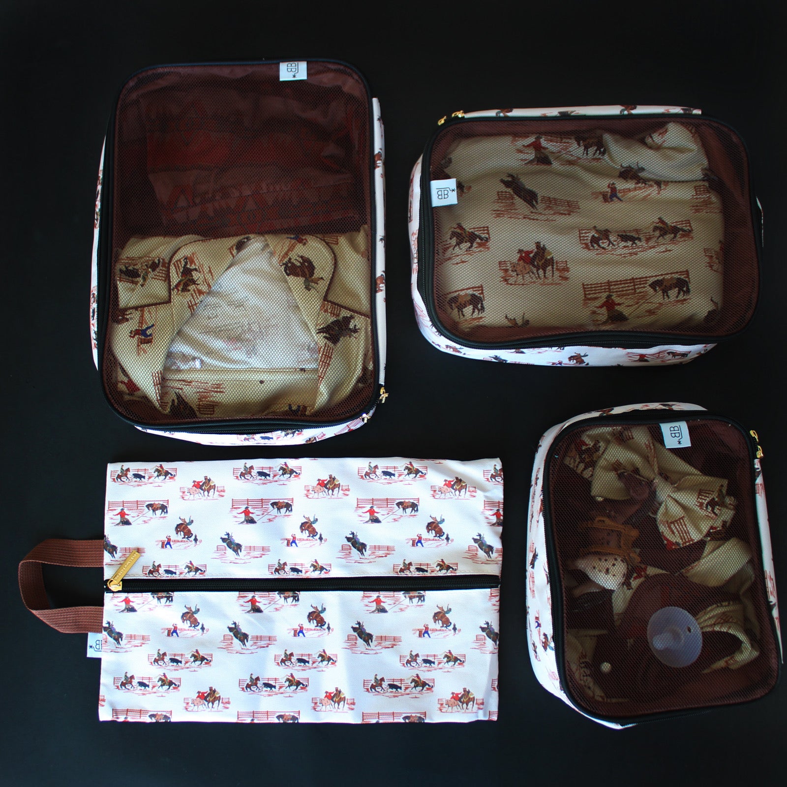 Prescott 4-Piece Travel Packing Cube Set