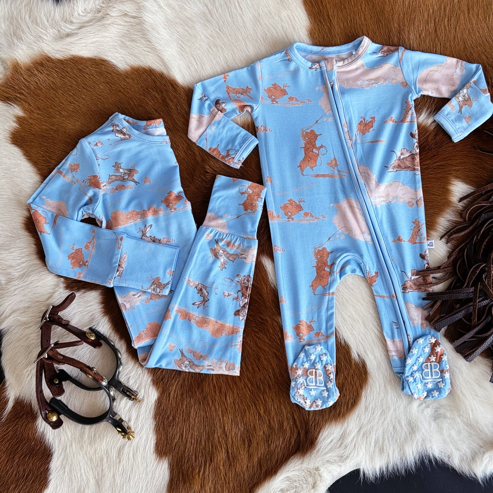 Rabbit Roper Long Sleeve Pajamas