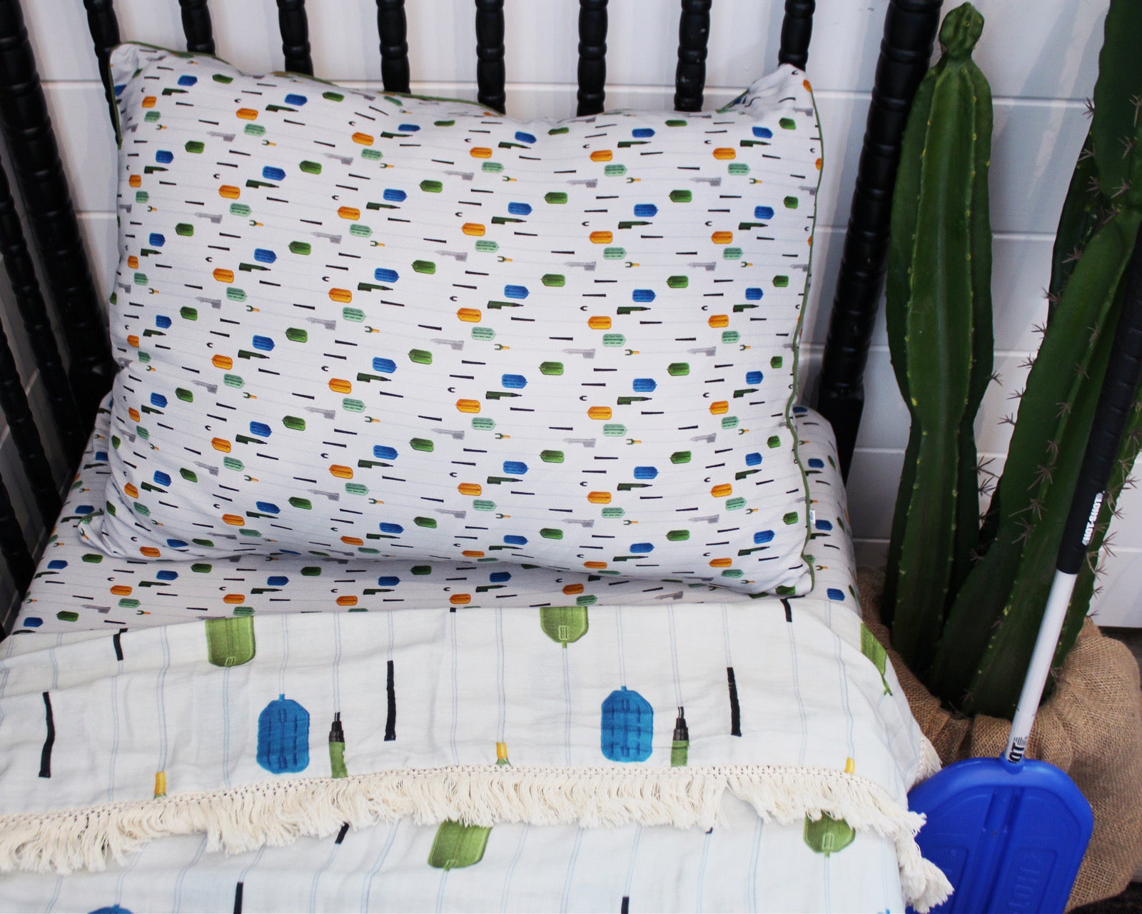 Hot Shots & Paddles Pillow Cover