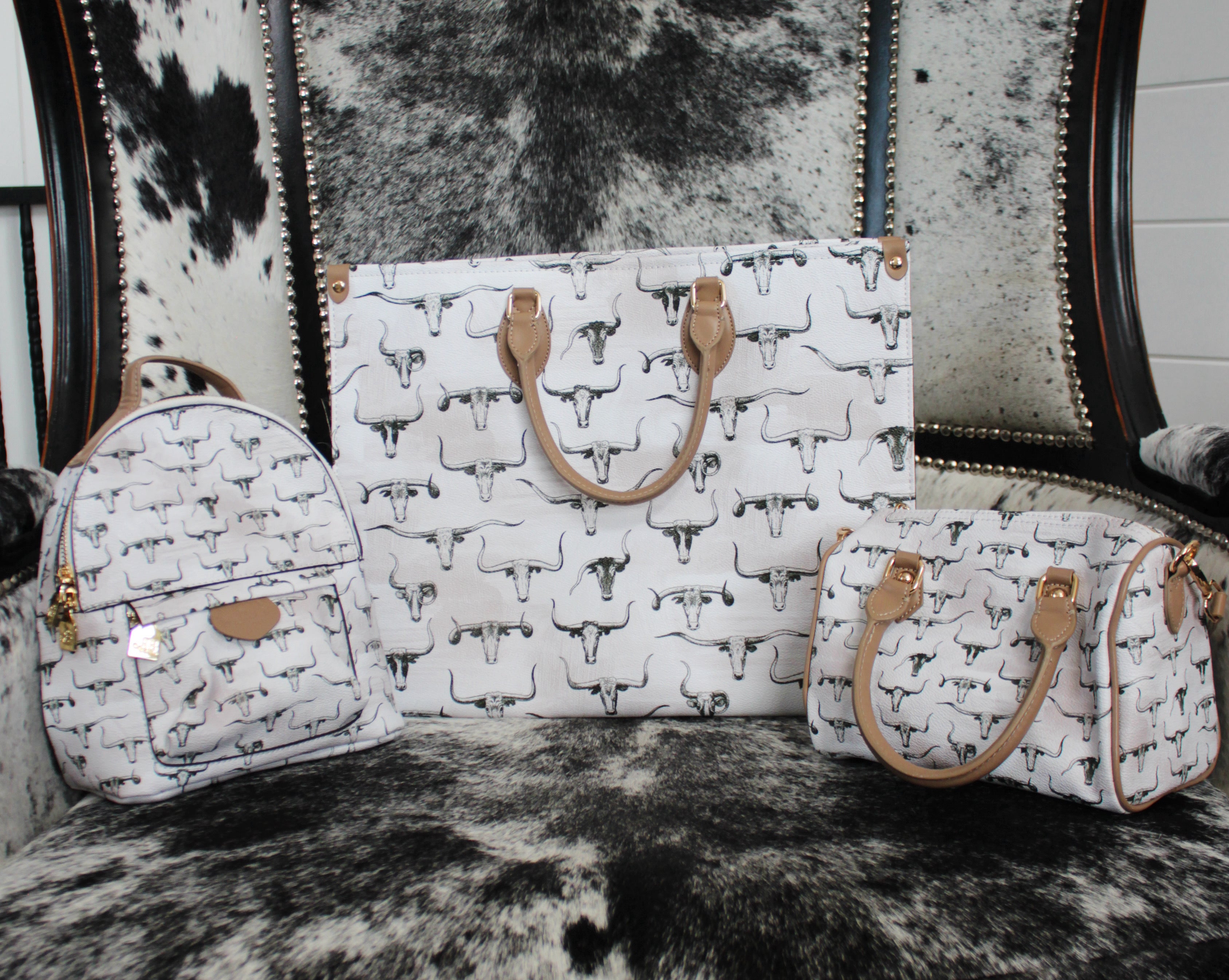 Longhorn Family Album Mini Duffle Bag
