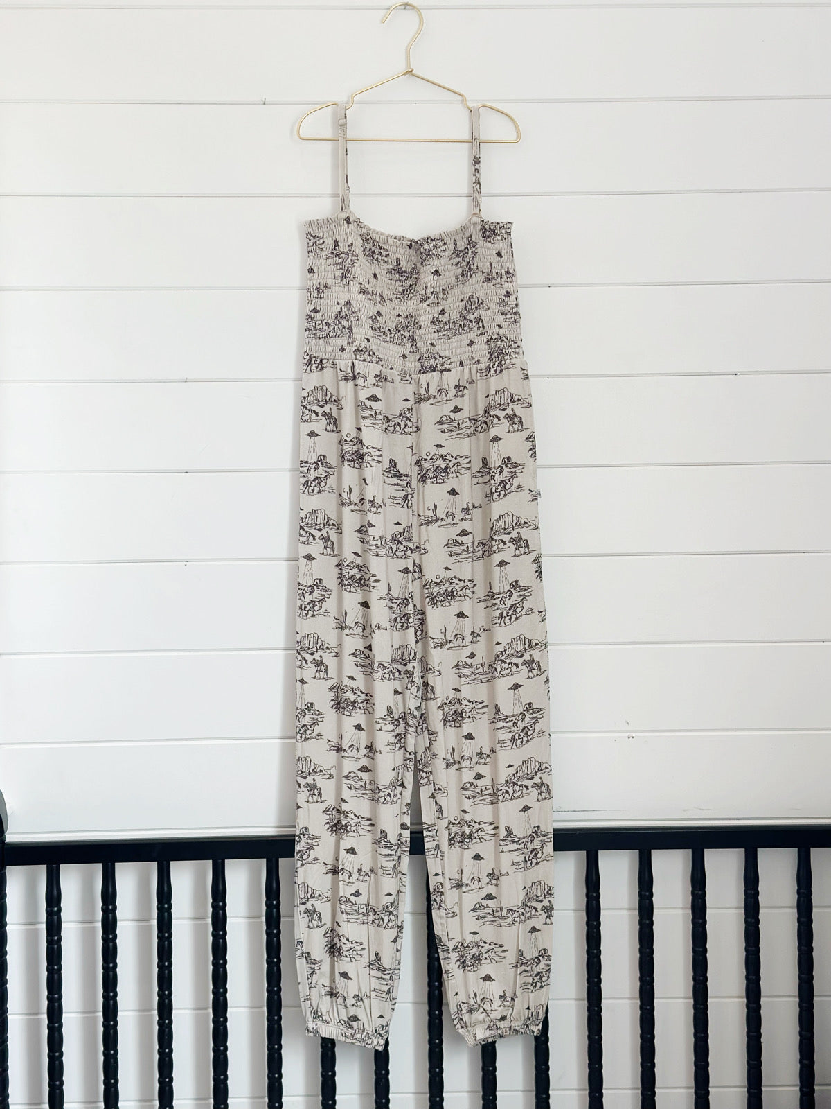 Lubbock Women's Sleeveless Smocked Jumpsuit