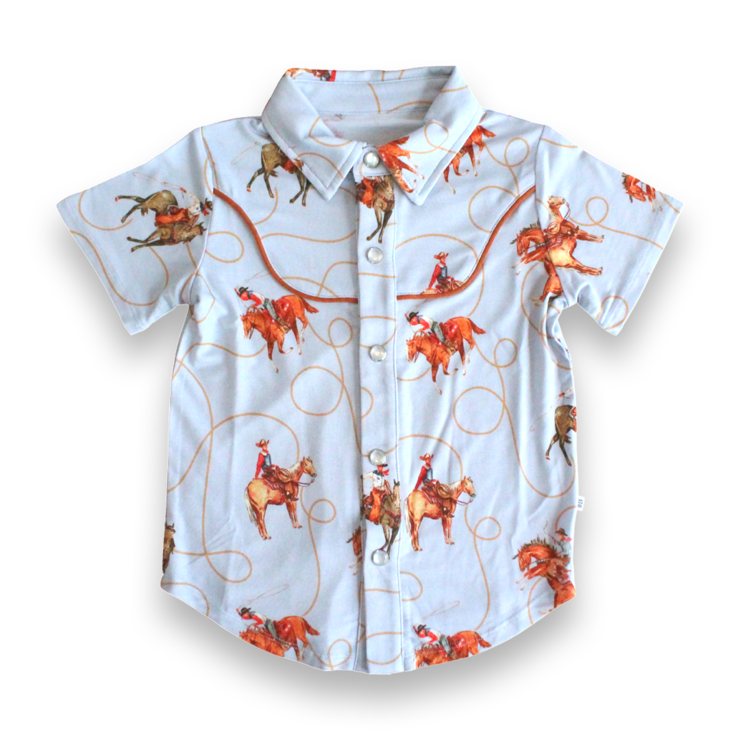 Luckenbach Pearl Snap Collared Shirt