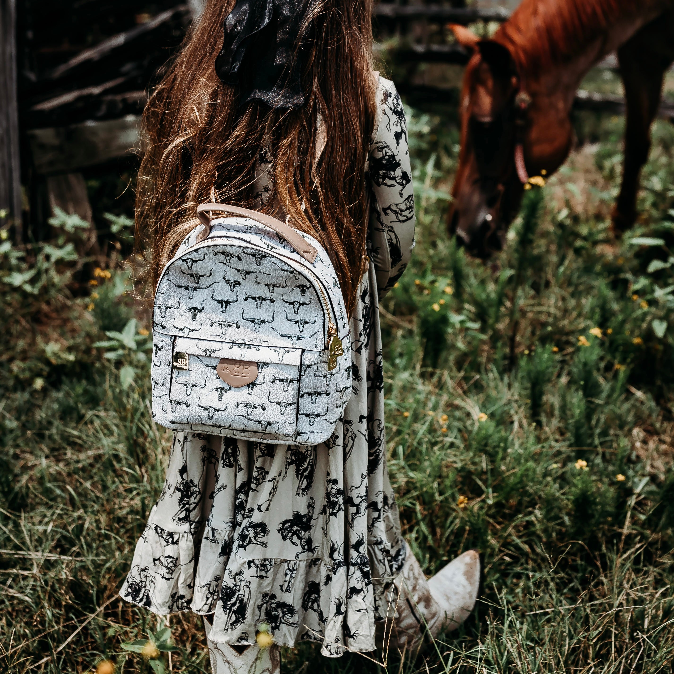 Longhorn Family Album Mini Backpack
