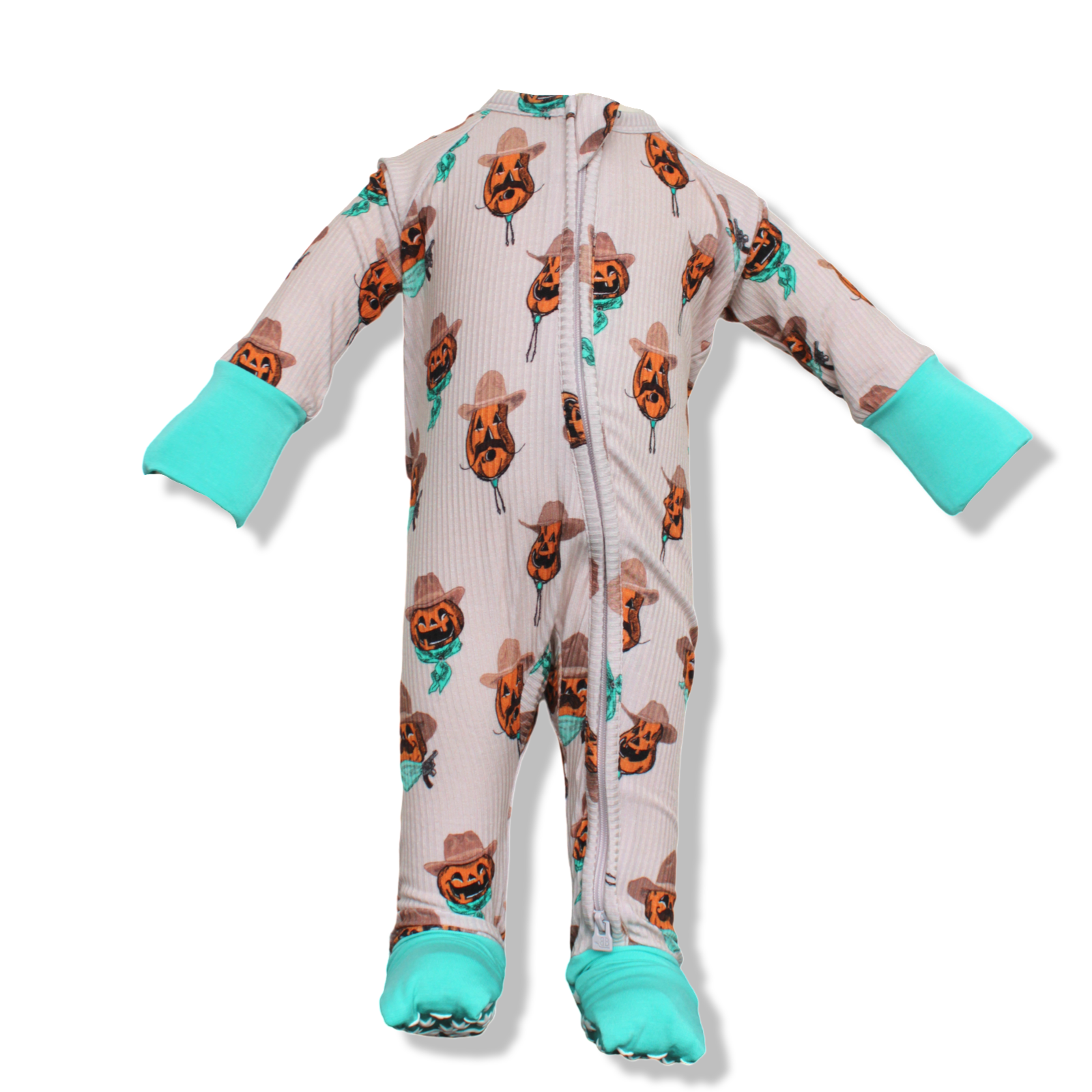 Old West Vintage Pumpkins Convertible Romper One Piece