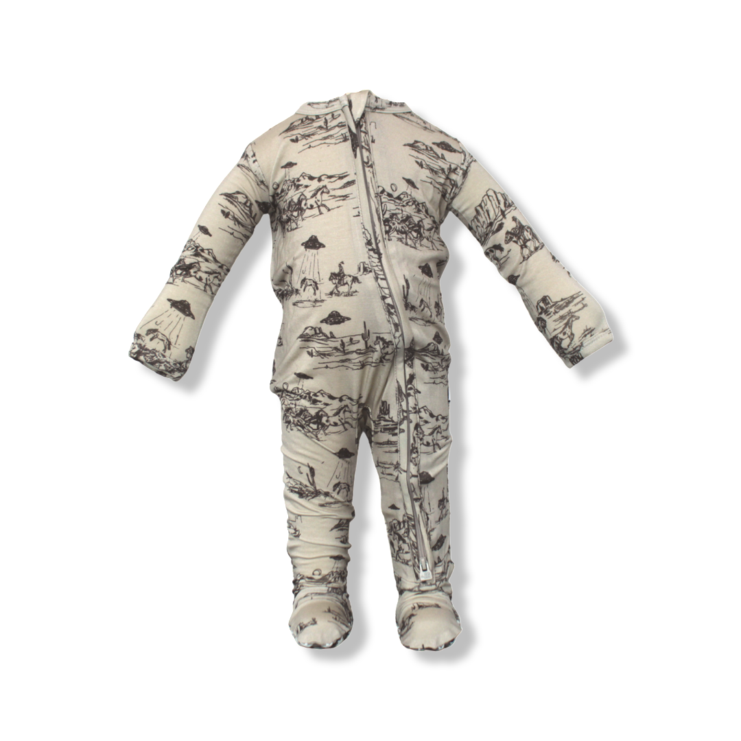 Lubbock Zipper Footie One Piece