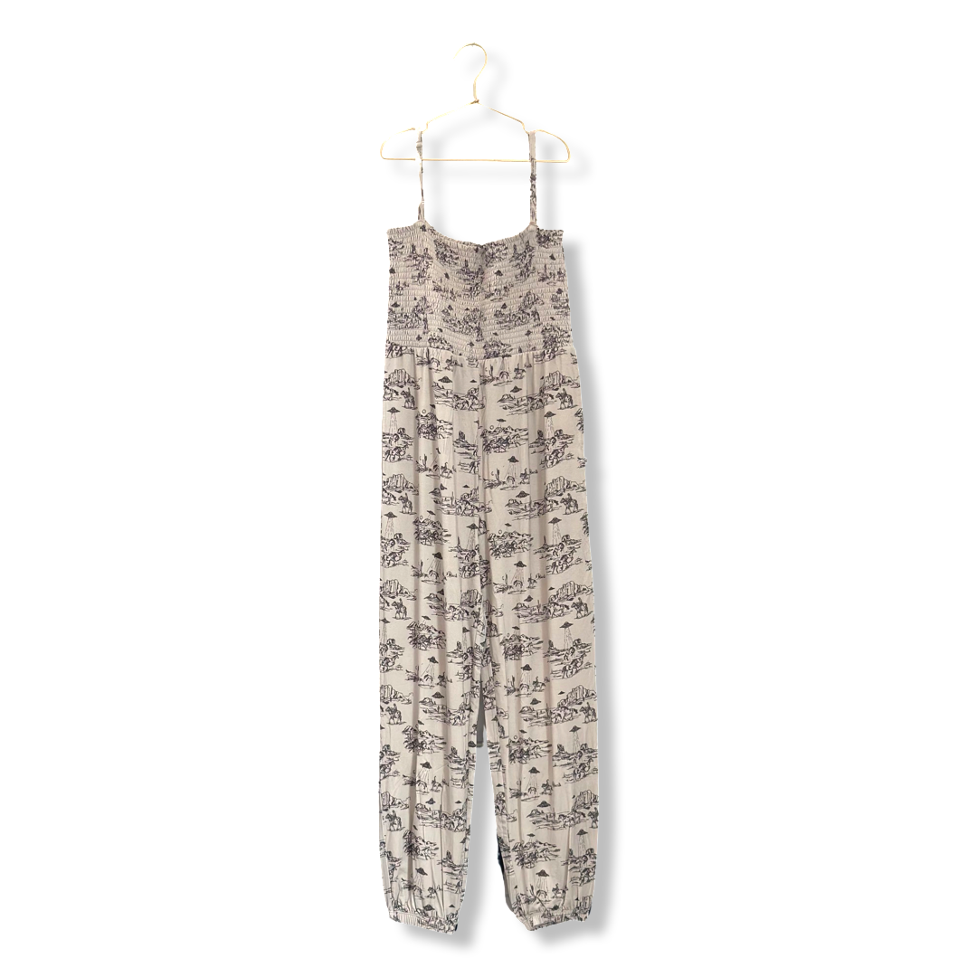 Lubbock Women's Sleeveless Smocked Jumpsuit