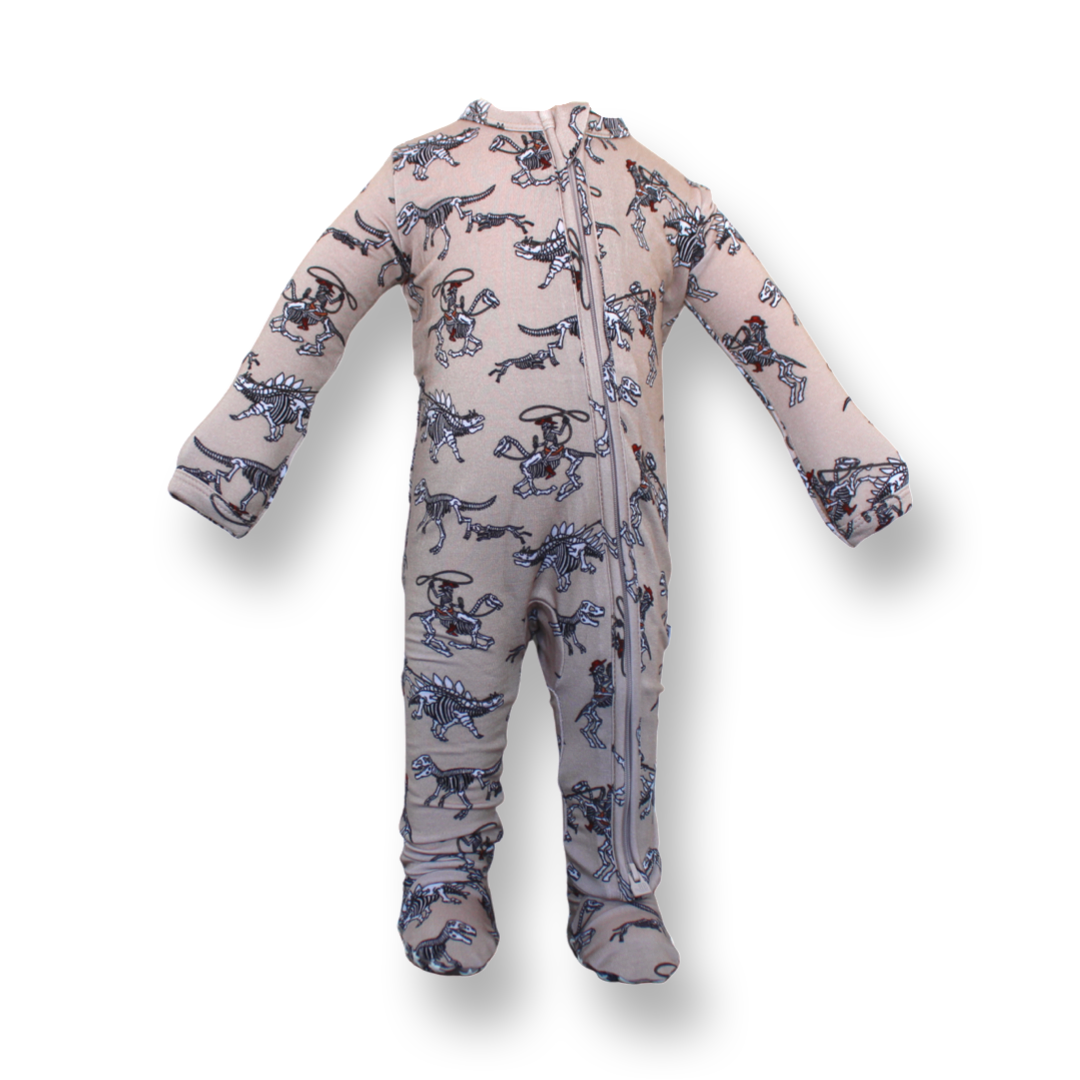 Saratoga Zipper Footie One Piece