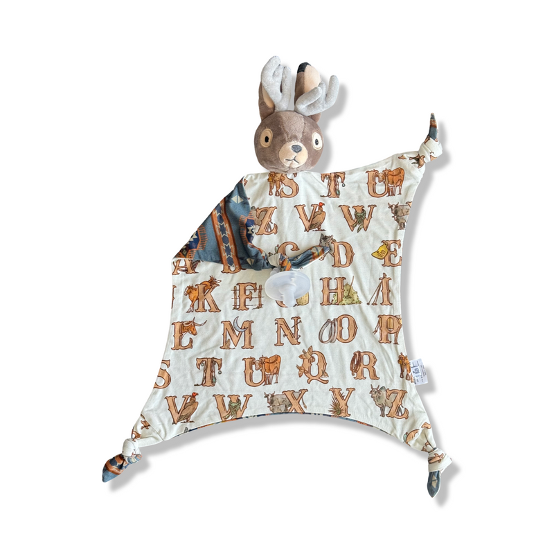 Western Alphabets Jackalope Lovey