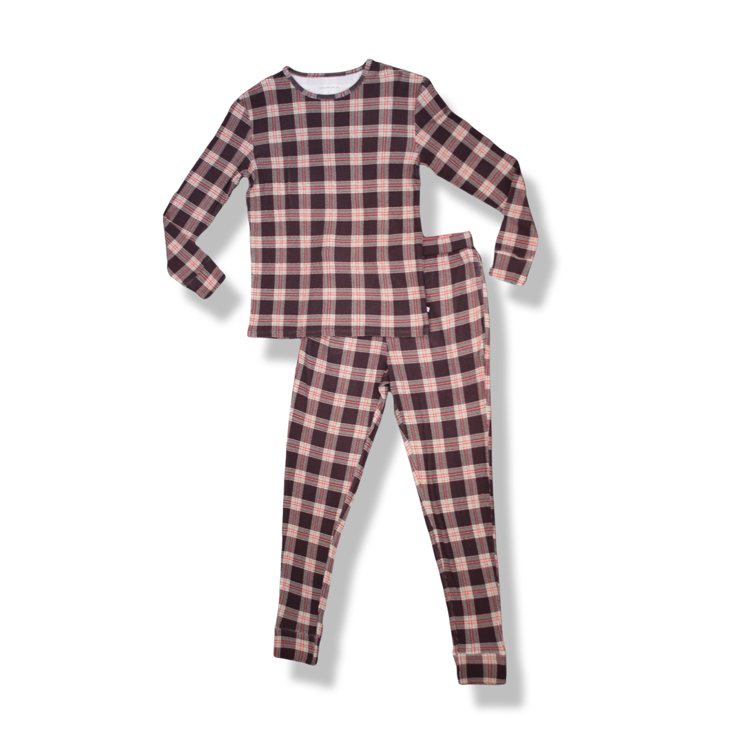 Taos Men's Waffle Long Sleeve Jogger Loungewear