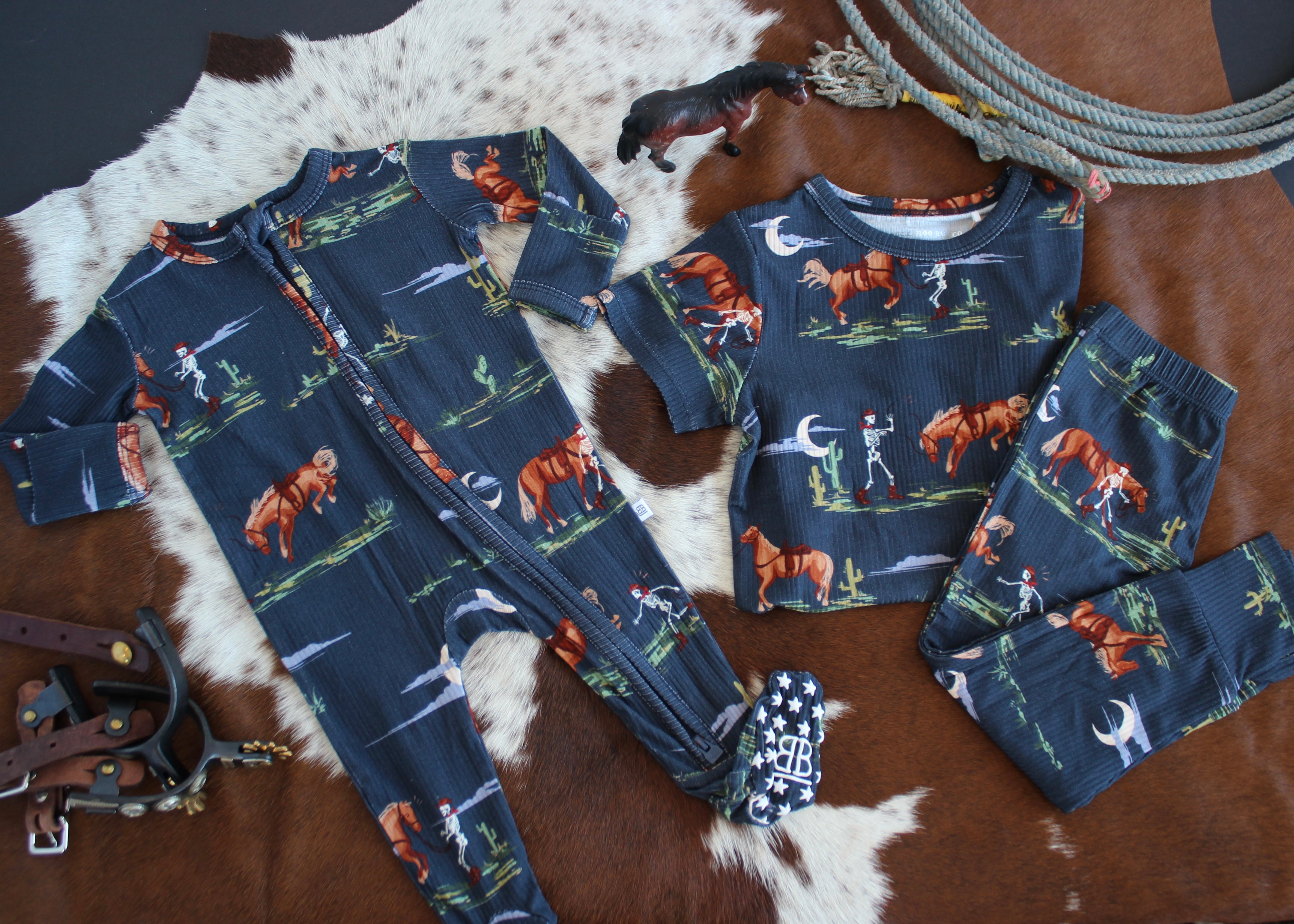 Jefferson Zipper Footie One Piece