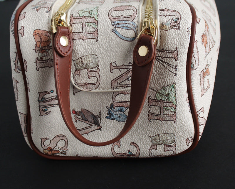 Western Alphabets Toiletry Travel Bag