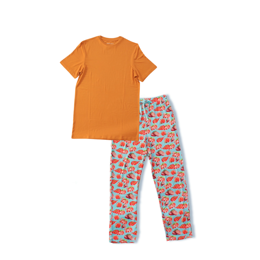 Walts Men's Short Sleeve Loungewear
