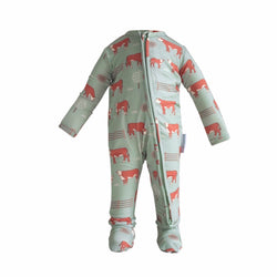 Hereford Zipper Footie One Piece