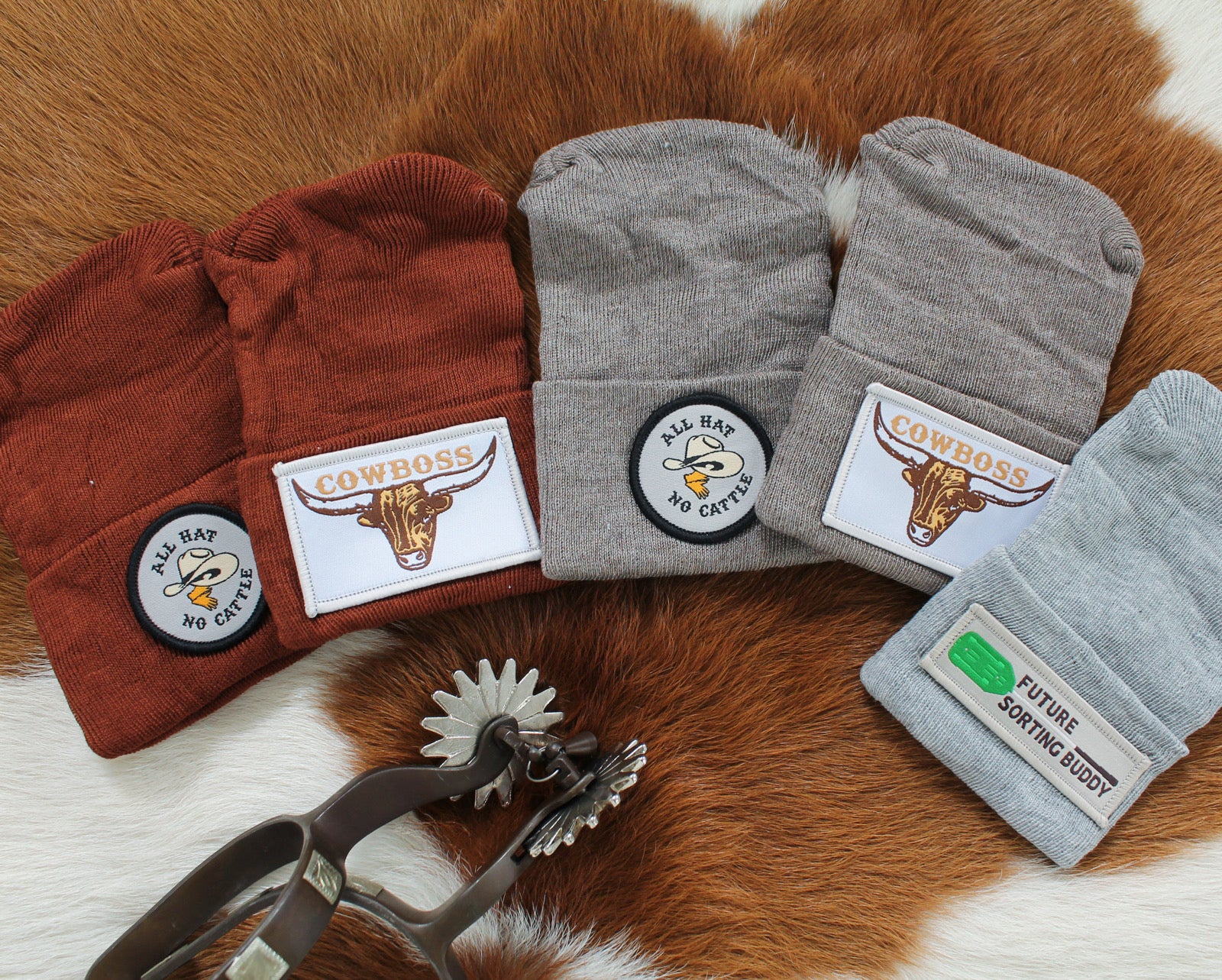 All Hat No Cattle Newborn Hospital Hat