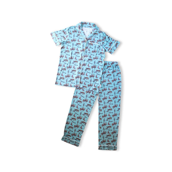 Bronc Womens Short Sleeve Loungewear