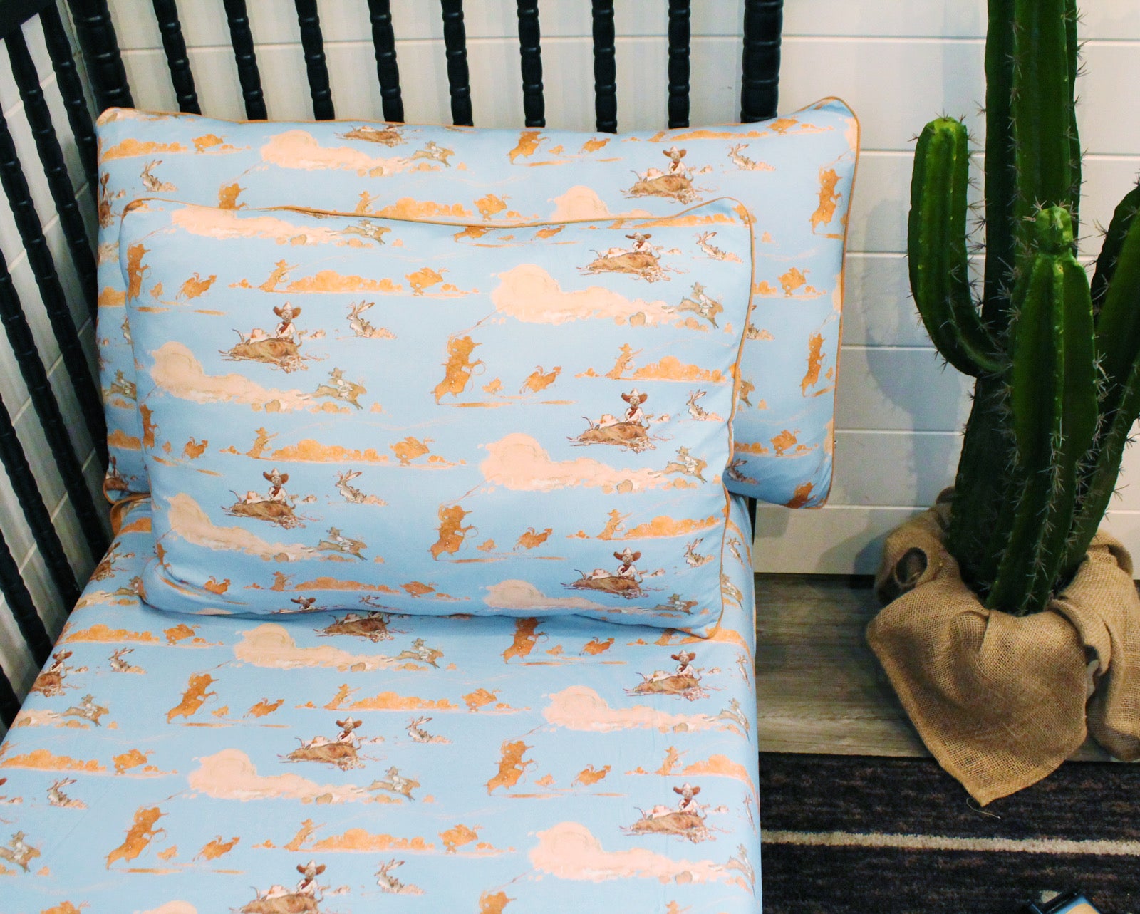 Rabbit Roper Pillow Covers