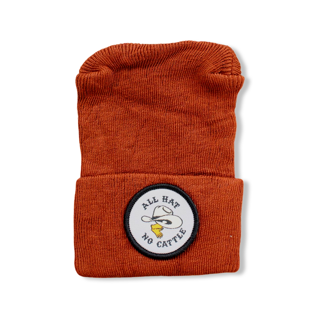 All Hat No Cattle Newborn Hospital Hat
