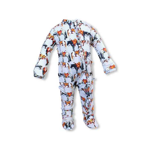 Huxley Zipper Footie One Piece