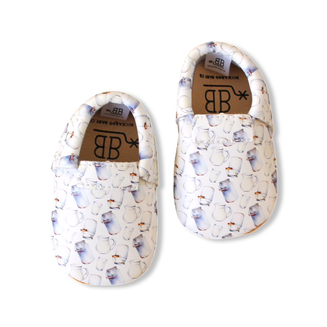 Lait Fringeless Moccasins