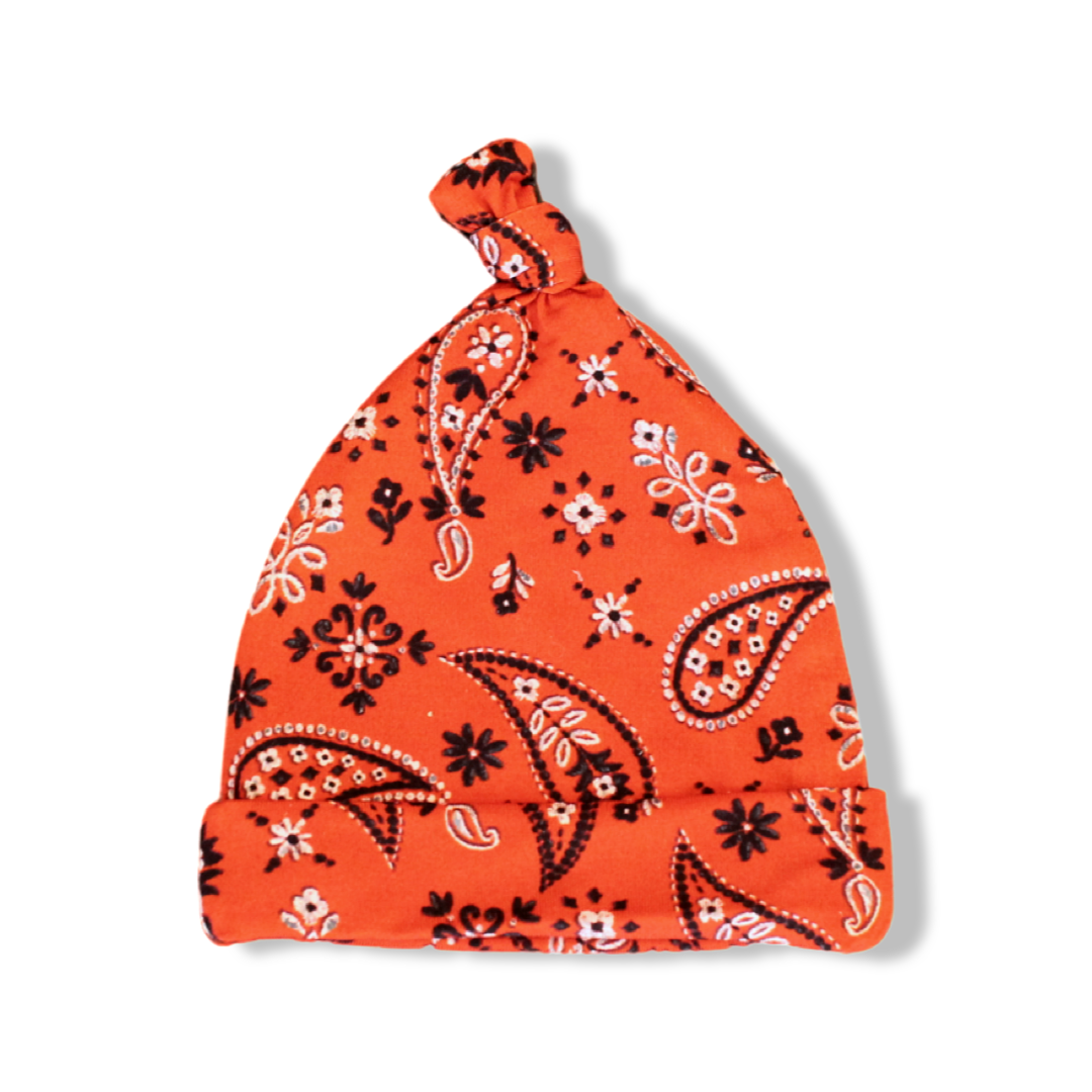 Paisley Knotted Hat