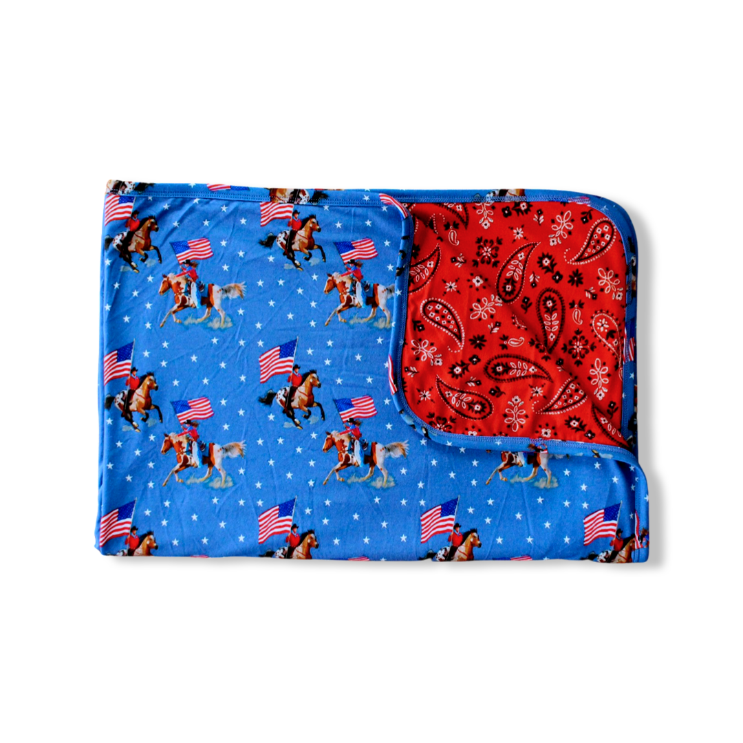 Gallup + Paisley Calf Size Blanket